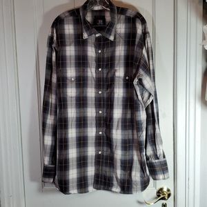 Resistol University Fit Snap Front Plaid Western Rodeo Shirt Size‎ XXL